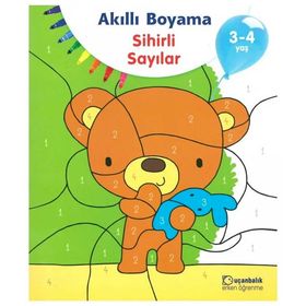 Akıllı Boyama-Sihirli Sayılar 3-4 Yaş - Kolektif