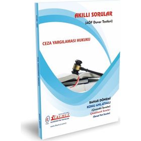 Akıllı Sorular Ceza Yargılaması Hukuku - İlkumut Açıköğretim Yayınları
