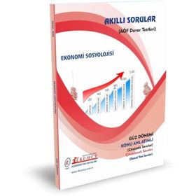 Akıllı Sorular Ekonomi Sosyolojisi - İlkumut Açıköğretim Yayınları