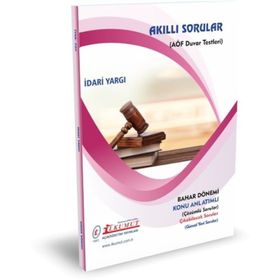 Akıllı Sorular İdari Yargı - İlkumut Açıköğretim Yayınları