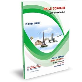 Akıllı Sorular Kültür Tarihi - İlkumut Açıköğretim Yayınları