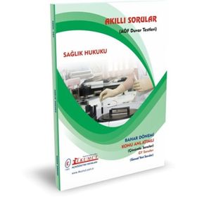 Akıllı Sorular Sağlık Hukuku - İlkumut Açıköğretim Yayınları