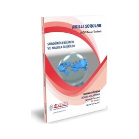Akıllı Sorular Sürdürülebilirlik ve Halkla İlişkiler - İlkumut Açıköğretim Yayınları