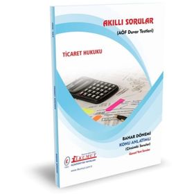 Akıllı Sorular Ticaret Hukuku - İlkumut Açıköğretim Yayınları