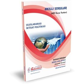 Akıllı Sorular Uluslararası İktisat Politikası - İlkumut Açıköğretim Yayınları