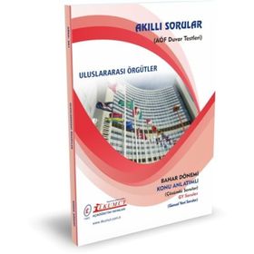 Akıllı Sorular Uluslararası Örgütler - İlkumut Açıköğretim Yayınları