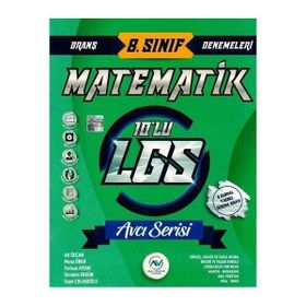 Akıllı Versiyon Yayınları 8. Sınıf LGS Matematik 10'lu Deneme