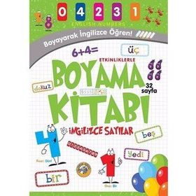 Akıllı Zebra Sayılar - Etkinliklerle Boyama Kitabı İngilizce