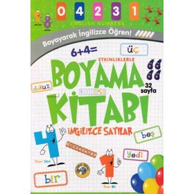 Akıllı Zebra Sayılar - Etkinliklerle Boyama Kitabı İngilizce