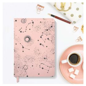 AKILLICA Çizgili 13x21 cm Hardcover Pink Sert Kapak Defter