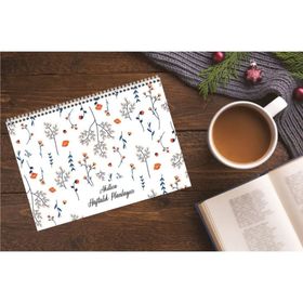 AKILLICA Haftalık Planlayıcı 13.5x19.5 cm Weekly Planner Flower Defter