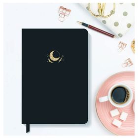 AKILLICA Sert Kapak Koyu Lacivert 13.5x20 cm Noktalı Defter