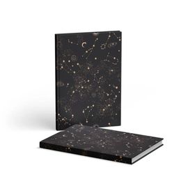 AKILLICA Sert Kapaklı Kurdeleli 13x21 cm Hardcover Pembe 2 Adet Çizgili Defter