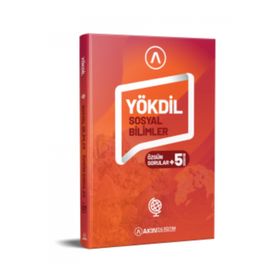 Akın Dil Eğitimi YÖKDİL Sosyal Özgün soru Bankası + 5 Deneme