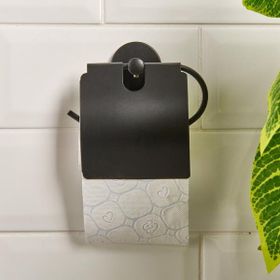 Akın Lüx 13x5x12.3 cm Siyah Geniş Kapaklı Kağıtlık