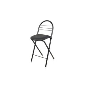 Akın Lüx 79x44x35 cm Siyah Döşemeli Katlanır Sandalye