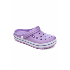 Akınal Bella Unisex Buz Gri-Pembe Sabo Hastane Terliği