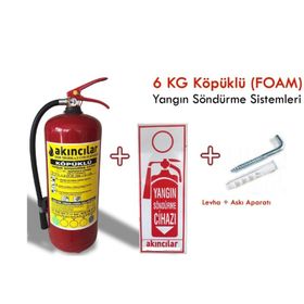 Akıncılar 6 Kg Köpüklü Yangın Söndürme Tüpü