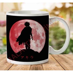 Akira Tetsuo Silhouette in Red Moon Baskılı Kupa