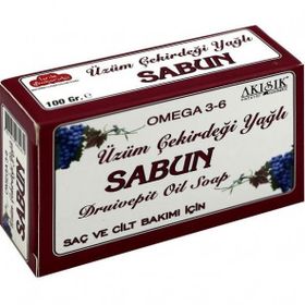 Akışık 100 gr Üzüm Çekirdeği Yağlı Sabun