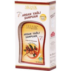 Akışık 350 ml Argan Yağlı Şampuan Vitamin B5 Katkılı Bitkisel