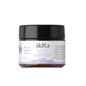 Akita % 100 Doğal Anti-Aging Yüz Kremi 35+ Yaş Lavanta 50 ml Yüz Kremi