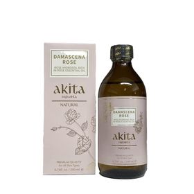 Akita %100 Doğal Yağı Alınmamış Cam Şişe 200 ml Gül Suyu
