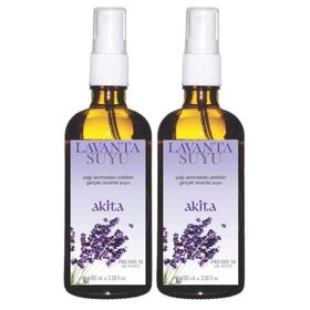 Akita % 100 Doğal Yağı Alınmamış Cam Şişe Lavanta Suyu