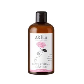 Akita %100 Doğal Yüksek Koruma SPF 40+ 250 ml Güneş Losyonu