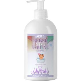 Akita 250 ml Doğal Bebek Lavanta Banyo Sabunu