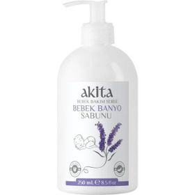 Akita 250 ml Doğal Bebek Lavanta Banyo Sabunu