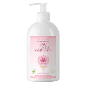 Akita 250 ml Saç Dökülmesini Önleyici Gül Kokulu Bitkisel Şampuan