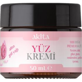 Akita Altın Gül Yağı 50 ml Yüz Kremi