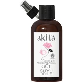 Akita Doğal Yağı Alınmamış Cam Şişe 100 ml Gül Suyu
