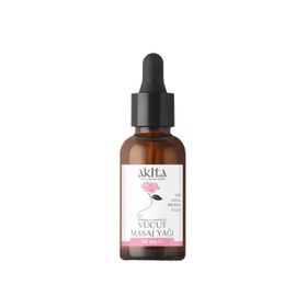 Akita Gül 50 ml Vücut Masaj Yağı