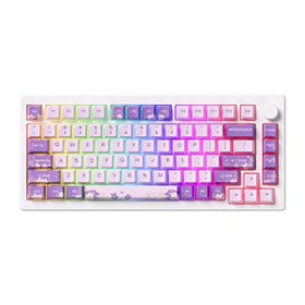 Akko MOD 007 HE PC Purple Melody Hall Effect Manyetik Switch RGB Hotswap Mekanik Gaming Klavye