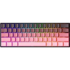 Akko Monsgeek FUN60 Max Shine-Through Black-Pink Gradient Hall Effect Manyetik Switch ARGB Kablosuz Hotswap Mekanik Gaming Klavye