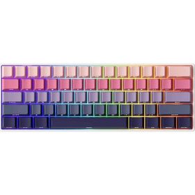 Akko Monsgeek FUN60 Max Shine-Through Phantom Pink Hall Effect Manyetik Switch ARGB Kablosuz Hotswap Mekanik Gaming Klavye