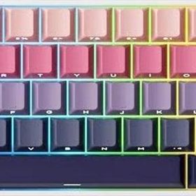 Akko Monsgeek FUN60 Max Shine-Through Phantom Pink Hall Effect Manyetik Switch ARGB Kablosuz Hotswap Mekanik Gaming Klavye