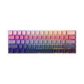Akko Monsgeek FUN60 Max Shine-Through Phantom Pink Hall Effect Manyetik Switch ARGB Kablosuz Hotswap Mekanik Gaming Klavye