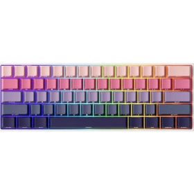 Akko Monsgeek FUN60 Max Shine-Through Phantom Pink Hall Effect Manyetik Switch ARGB Kablosuz Hotswap Mekanik Gaming Klavye