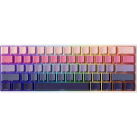 Akko Monsgeek FUN60 Max Shine-Through Phantom Pink Hall Effect Manyetik Switch ARGB Kablosuz Hotswap Mekanik Gaming Klavye