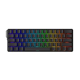 Akko Monsgeek FUN60 Ultra Shine-Through Black Hall Effect Manyetik Switch ARGB Kablosuz Hotswap Mekanik Gaming Klavye