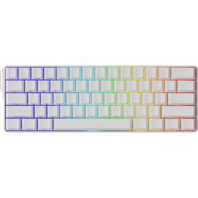 Akko Monsgeek FUN60 Ultra Shine-Through White Hall Effect Manyetik Switch ARGB Kablosuz Hotswap Mekanik Gaming Klavye