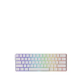 Akko Monsgeek FUN60 Ultra Shine-Through White Hall Effect Manyetik Switch ARGB Kablosuz Hotswap Mekanik Gaming Klavye