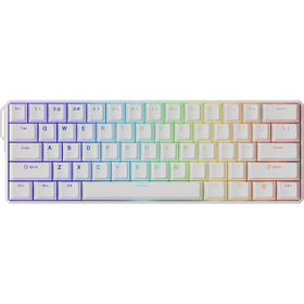 Akko Monsgeek FUN60 Ultra Shine-Through White Hall Effect Manyetik Switch ARGB Kablosuz Hotswap Mekanik Gaming Klavye
