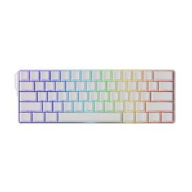 Akko Monsgeek FUN60 Ultra Shine-Through White Hall Effect Manyetik Switch ARGB Kablosuz Hotswap Mekanik Gaming Klavye