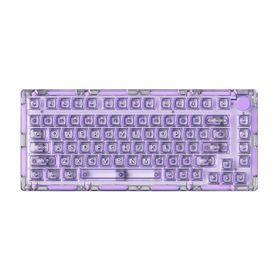Akko MONSGEEK ICE75 Clear Purple RGB Kablosuz Hotswap Mekanik Gaming Klavye