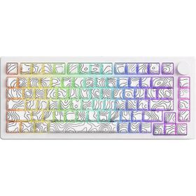 Akko Monsgeek M1 V5 Contour Lines White RGB Kablosuz Hotswap Mekanik Gaming Klavye