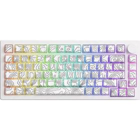 Akko Monsgeek M1 V5 Contour Lines White RGB Kablosuz Hotswap Mekanik Gaming Klavye